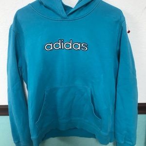 Blue Adidas hoodie